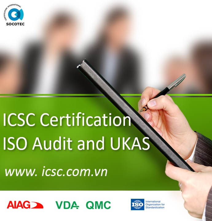Chứng nhận ISO UKAS - Chứng nhận ISO 9001, ISO 14001, ISO 45001 ICSC SOCOTEC UK
