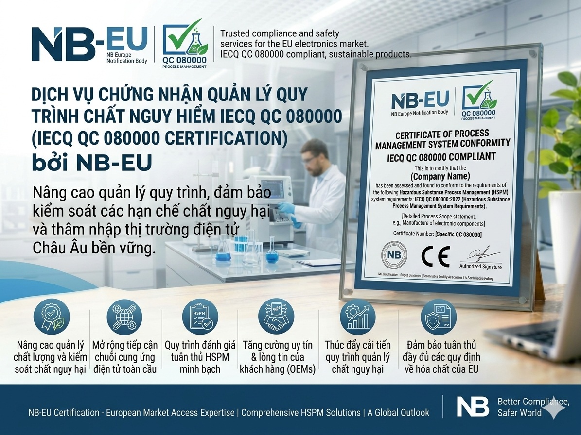 Chứng nhận IECQ QC 080000 - Các điều kiện chứng nhận cần thiết